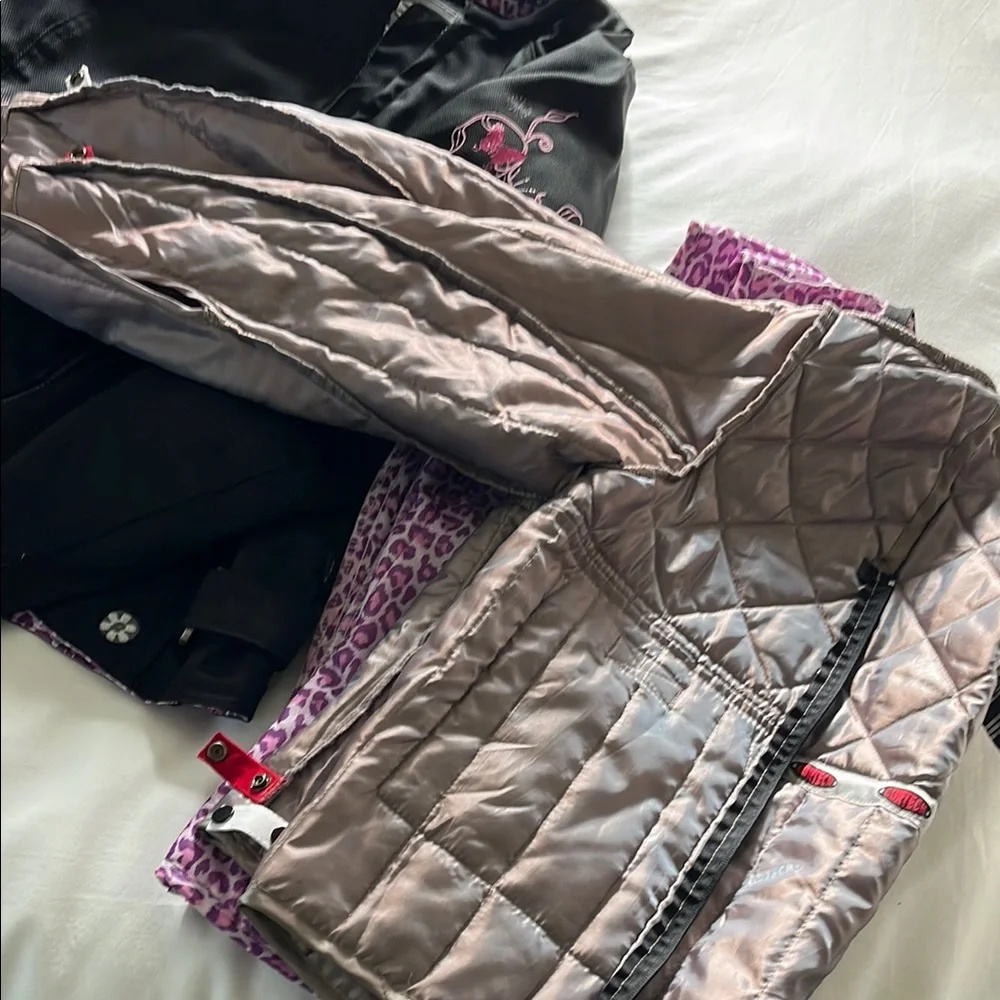 Joe Rocket Black and Pink Women's Jacket - Picture 9 of 10